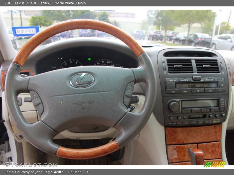 Crystal White / Ivory 2003 Lexus LS 430 Sedan