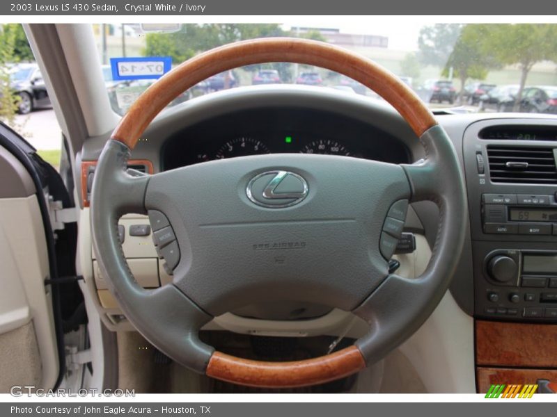 Crystal White / Ivory 2003 Lexus LS 430 Sedan
