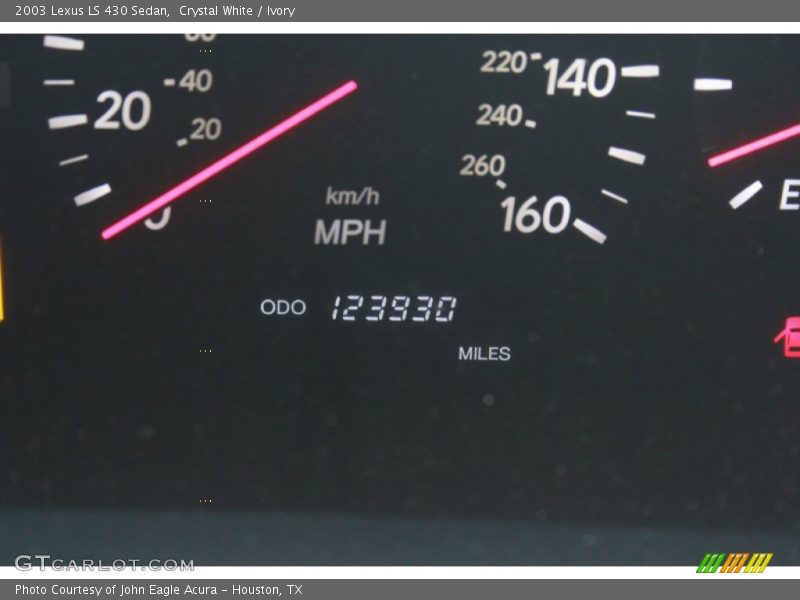 Crystal White / Ivory 2003 Lexus LS 430 Sedan