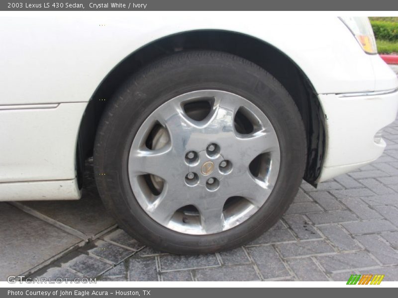 Crystal White / Ivory 2003 Lexus LS 430 Sedan