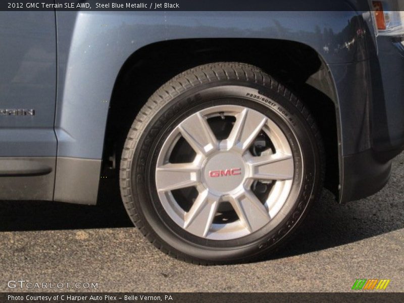 Steel Blue Metallic / Jet Black 2012 GMC Terrain SLE AWD