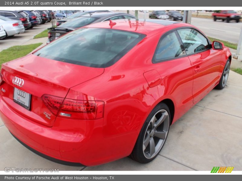 Brilliant Red / Black 2014 Audi A5 2.0T quattro Coupe