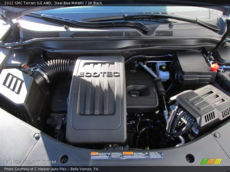 Steel Blue Metallic / Jet Black 2012 GMC Terrain SLE AWD
