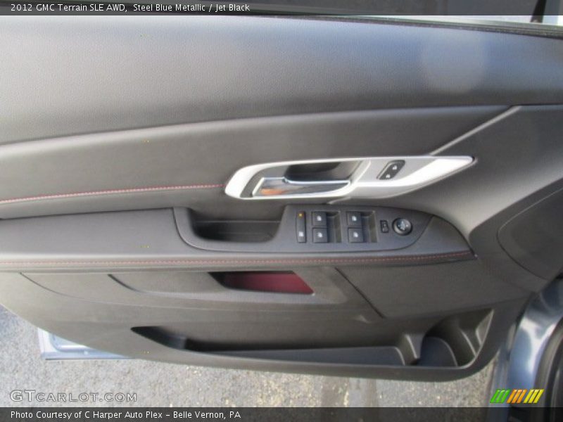 Steel Blue Metallic / Jet Black 2012 GMC Terrain SLE AWD