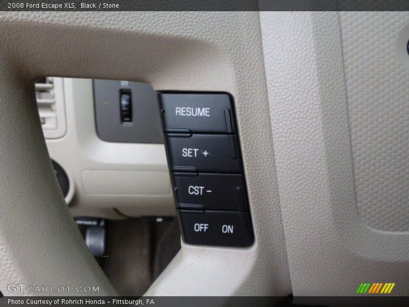 Black / Stone 2008 Ford Escape XLS