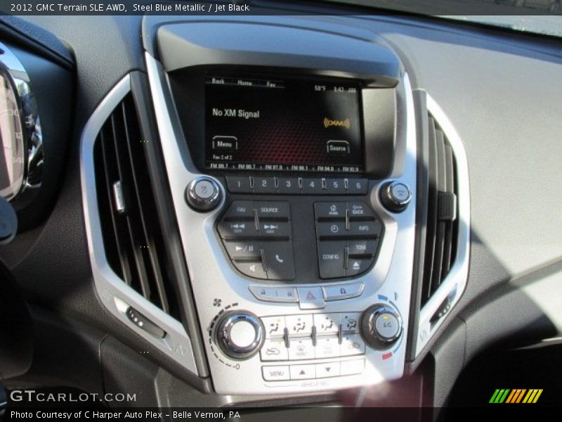 Steel Blue Metallic / Jet Black 2012 GMC Terrain SLE AWD