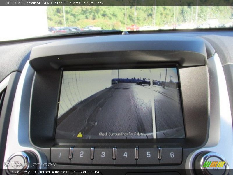 Steel Blue Metallic / Jet Black 2012 GMC Terrain SLE AWD