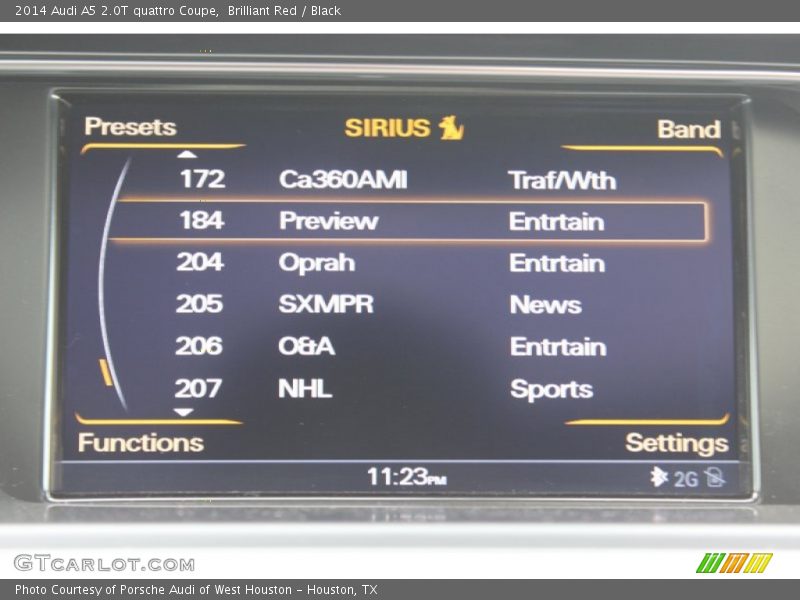 Brilliant Red / Black 2014 Audi A5 2.0T quattro Coupe