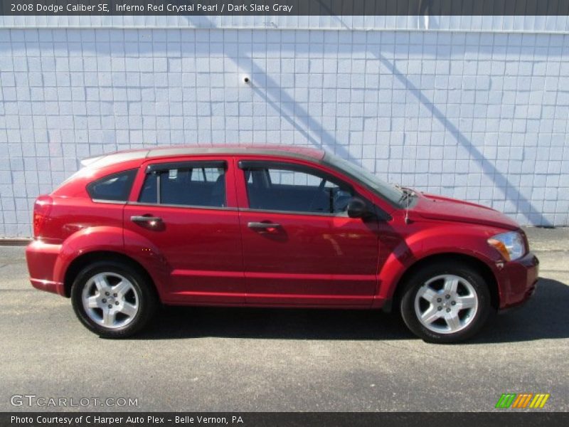 Inferno Red Crystal Pearl / Dark Slate Gray 2008 Dodge Caliber SE
