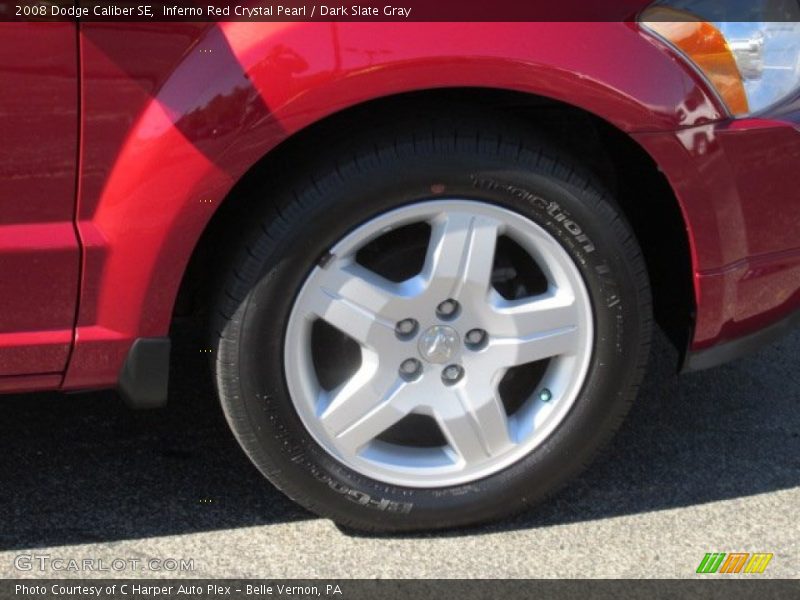 Inferno Red Crystal Pearl / Dark Slate Gray 2008 Dodge Caliber SE