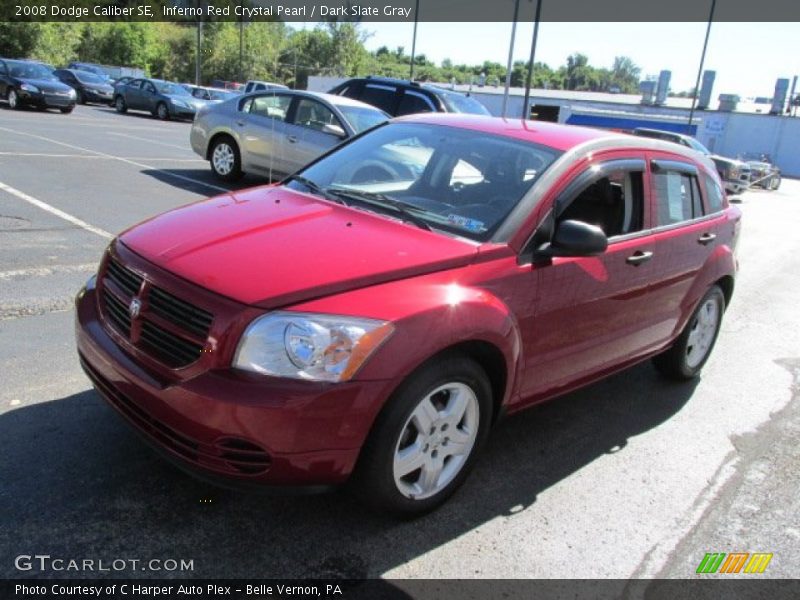 Inferno Red Crystal Pearl / Dark Slate Gray 2008 Dodge Caliber SE