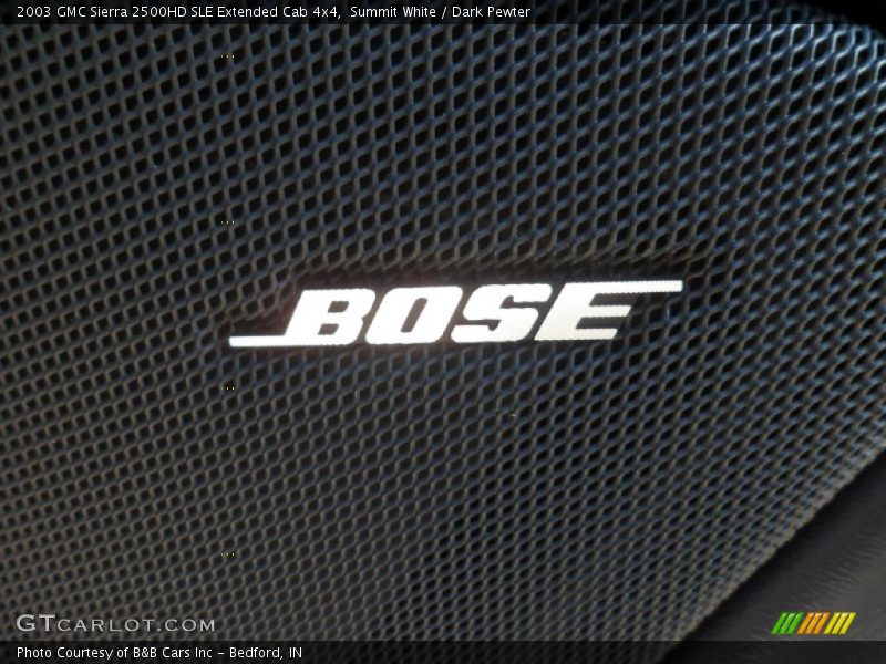 Summit White / Dark Pewter 2003 GMC Sierra 2500HD SLE Extended Cab 4x4