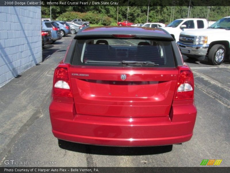 Inferno Red Crystal Pearl / Dark Slate Gray 2008 Dodge Caliber SE
