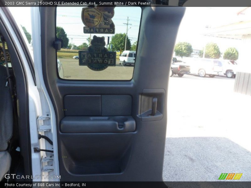 Summit White / Dark Pewter 2003 GMC Sierra 2500HD SLE Extended Cab 4x4