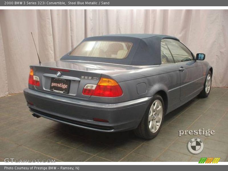 Steel Blue Metallic / Sand 2000 BMW 3 Series 323i Convertible