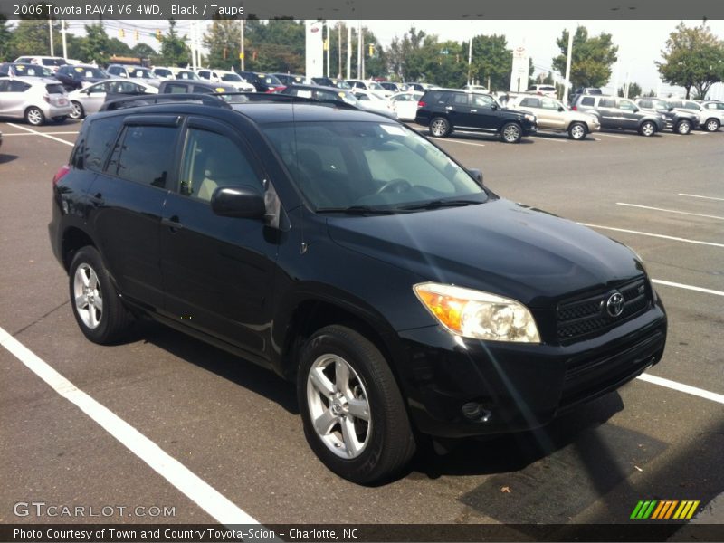 Black / Taupe 2006 Toyota RAV4 V6 4WD