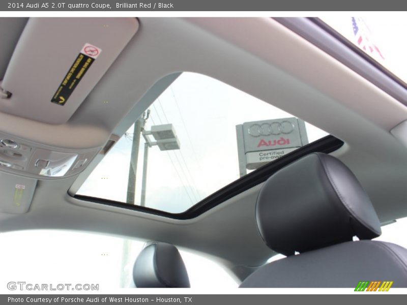 Brilliant Red / Black 2014 Audi A5 2.0T quattro Coupe