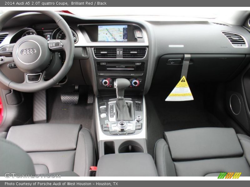 Brilliant Red / Black 2014 Audi A5 2.0T quattro Coupe