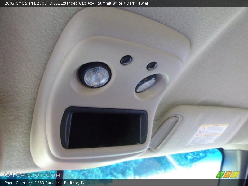 Summit White / Dark Pewter 2003 GMC Sierra 2500HD SLE Extended Cab 4x4