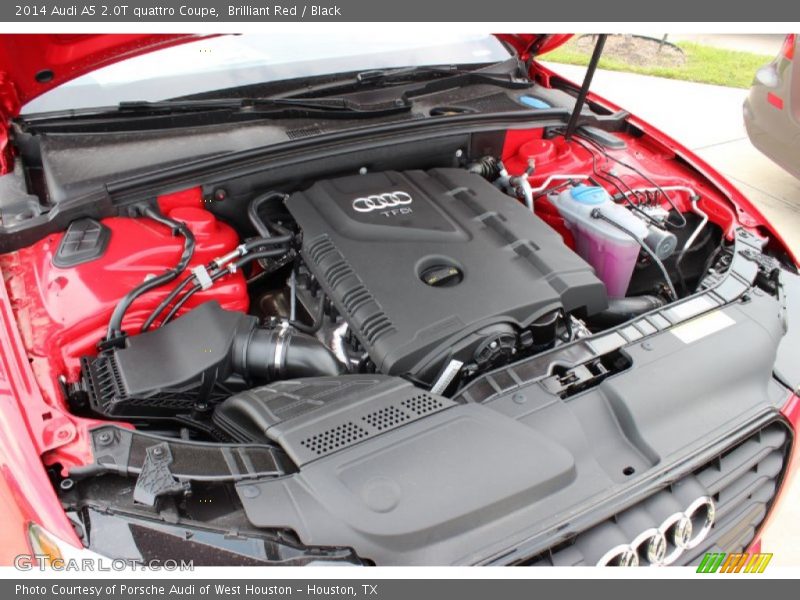 Brilliant Red / Black 2014 Audi A5 2.0T quattro Coupe