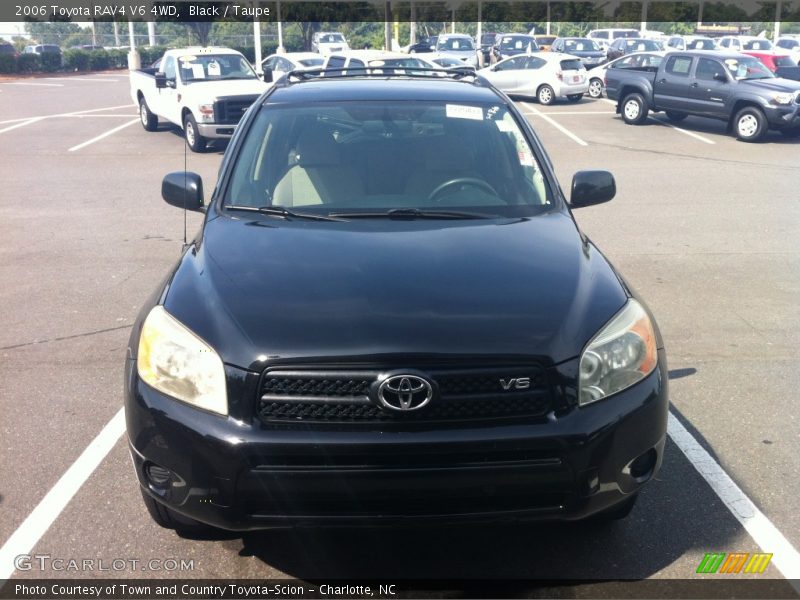 Black / Taupe 2006 Toyota RAV4 V6 4WD