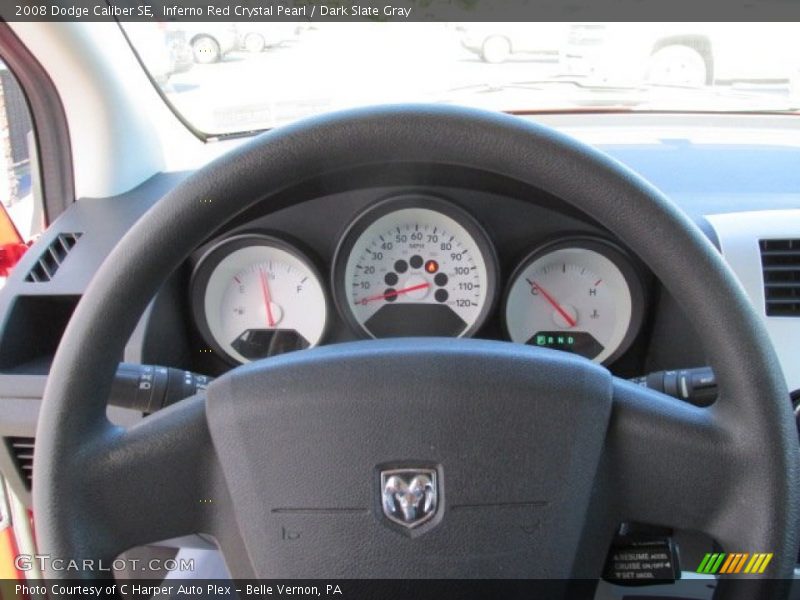 Inferno Red Crystal Pearl / Dark Slate Gray 2008 Dodge Caliber SE