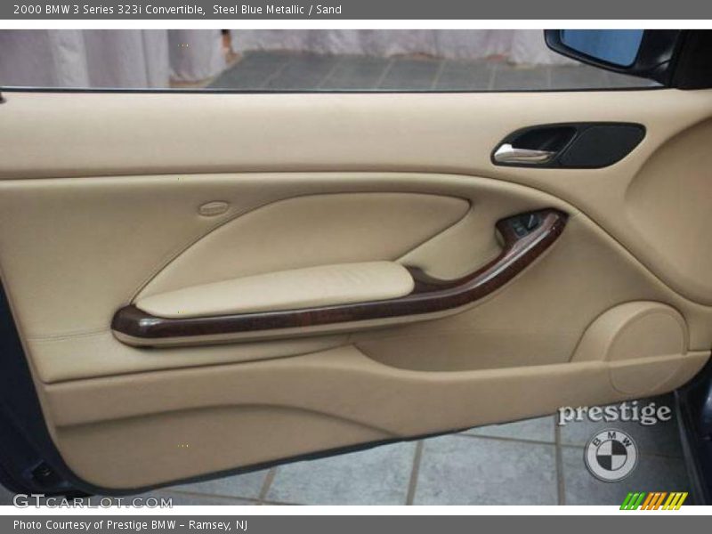Steel Blue Metallic / Sand 2000 BMW 3 Series 323i Convertible