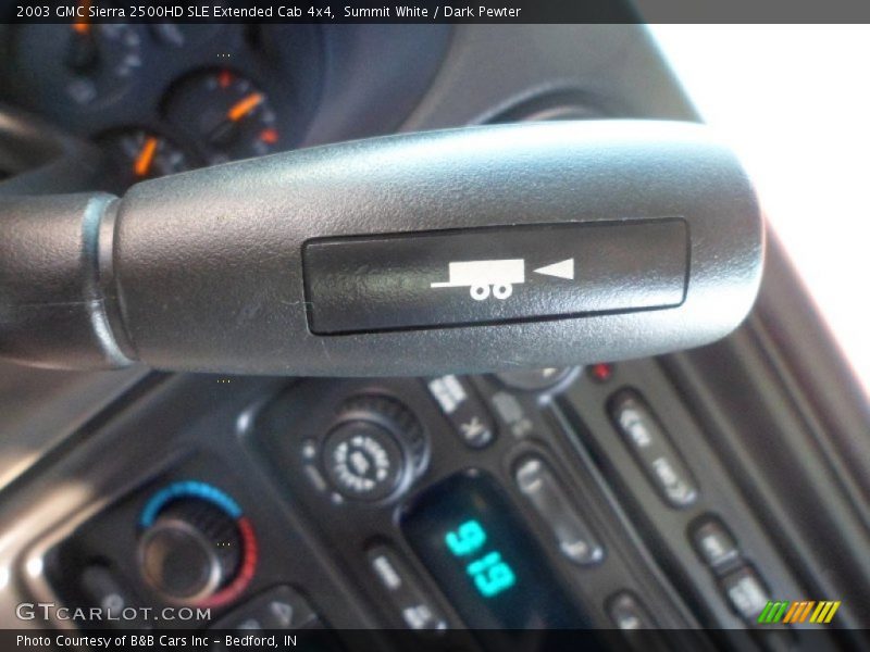 Summit White / Dark Pewter 2003 GMC Sierra 2500HD SLE Extended Cab 4x4