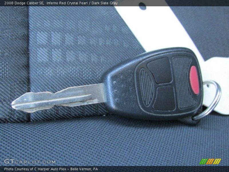 Inferno Red Crystal Pearl / Dark Slate Gray 2008 Dodge Caliber SE
