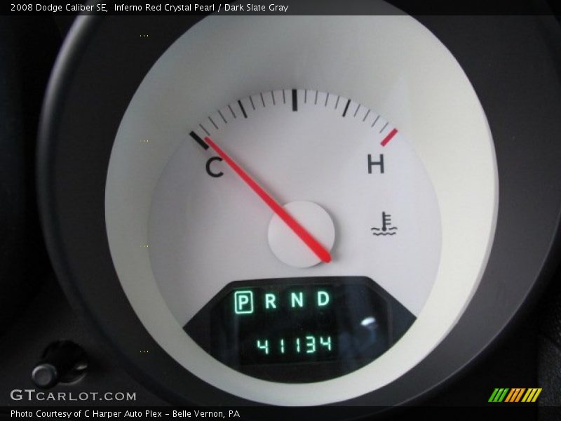Inferno Red Crystal Pearl / Dark Slate Gray 2008 Dodge Caliber SE