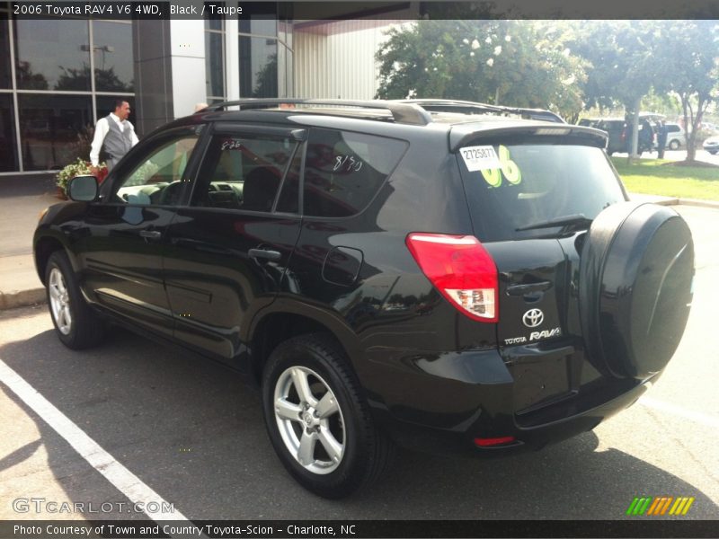 Black / Taupe 2006 Toyota RAV4 V6 4WD