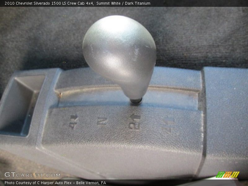 Summit White / Dark Titanium 2010 Chevrolet Silverado 1500 LS Crew Cab 4x4