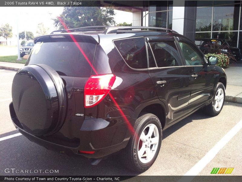 Black / Taupe 2006 Toyota RAV4 V6 4WD