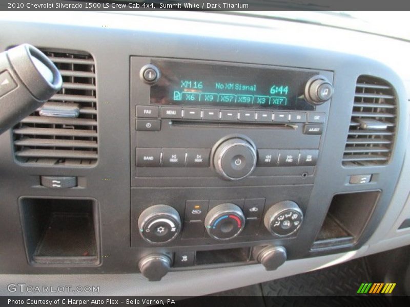 Summit White / Dark Titanium 2010 Chevrolet Silverado 1500 LS Crew Cab 4x4
