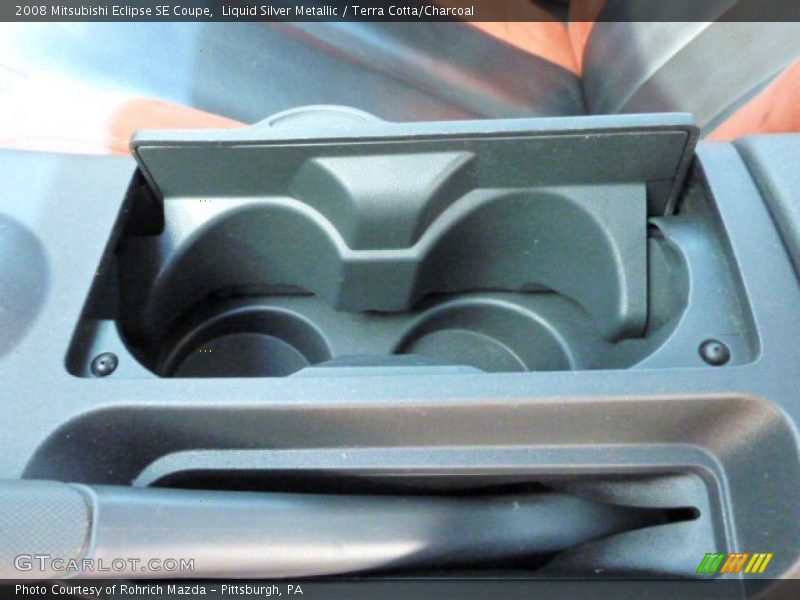 Liquid Silver Metallic / Terra Cotta/Charcoal 2008 Mitsubishi Eclipse SE Coupe