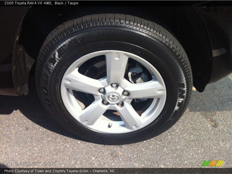 Black / Taupe 2006 Toyota RAV4 V6 4WD
