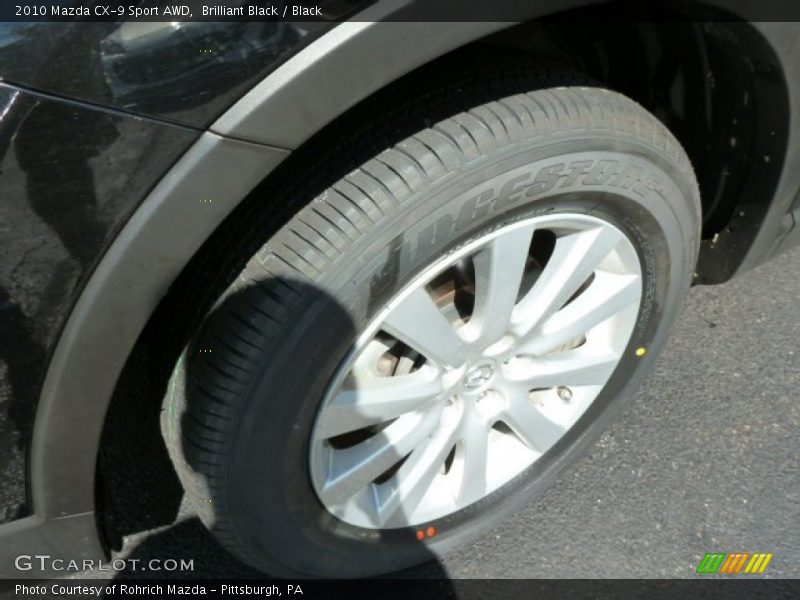 Brilliant Black / Black 2010 Mazda CX-9 Sport AWD