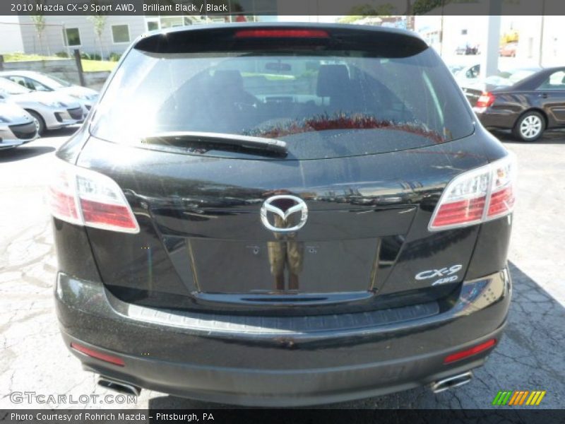 Brilliant Black / Black 2010 Mazda CX-9 Sport AWD