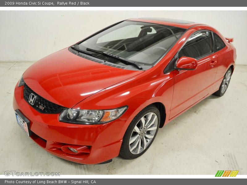 Rallye Red / Black 2009 Honda Civic Si Coupe