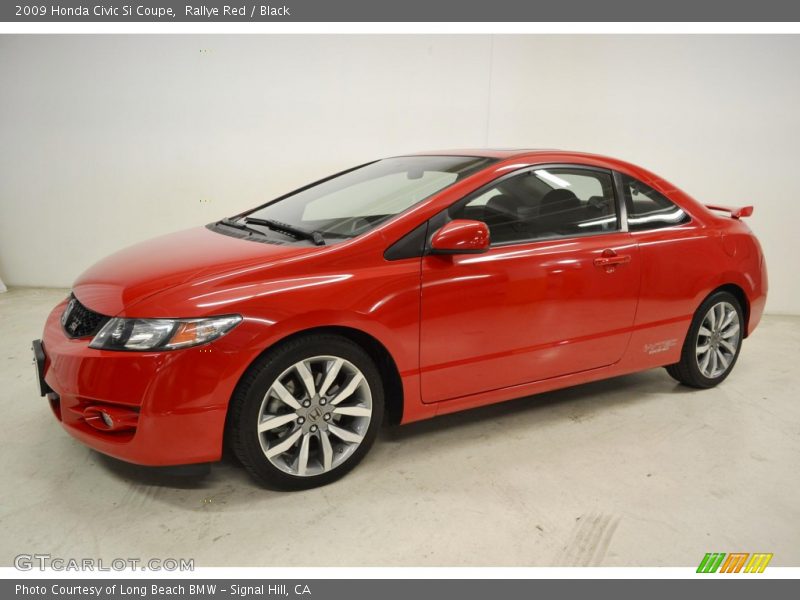 Rallye Red / Black 2009 Honda Civic Si Coupe