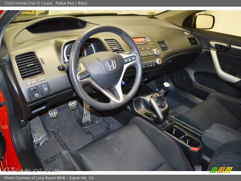 Rallye Red / Black 2009 Honda Civic Si Coupe