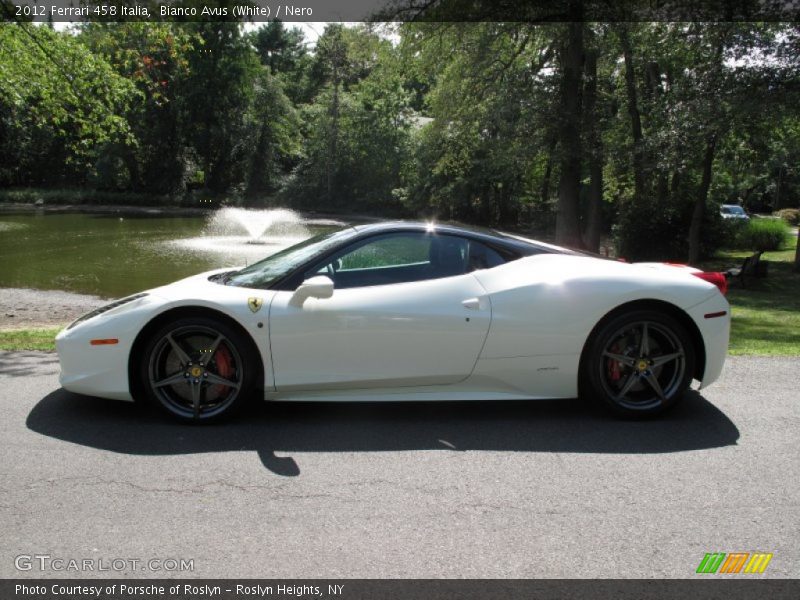  2012 458 Italia Bianco Avus (White)