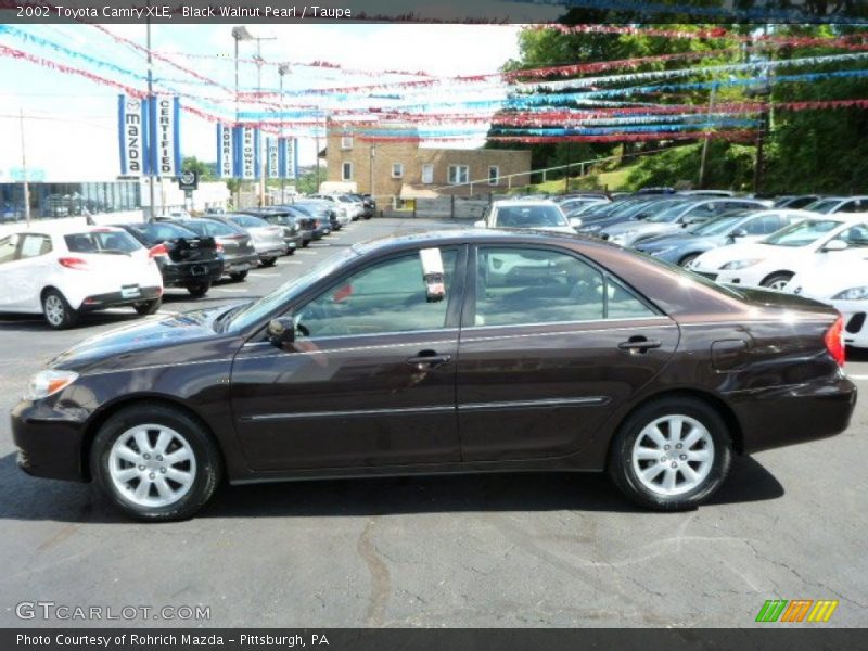 Black Walnut Pearl / Taupe 2002 Toyota Camry XLE