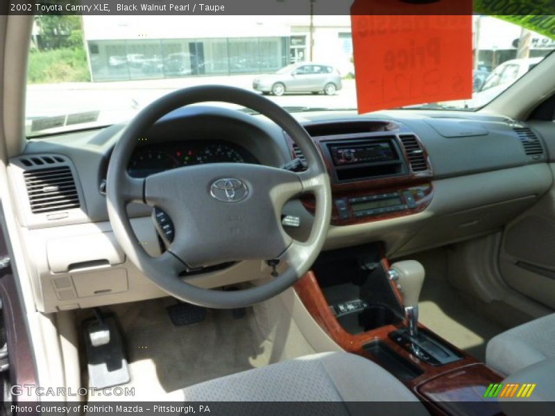 Black Walnut Pearl / Taupe 2002 Toyota Camry XLE