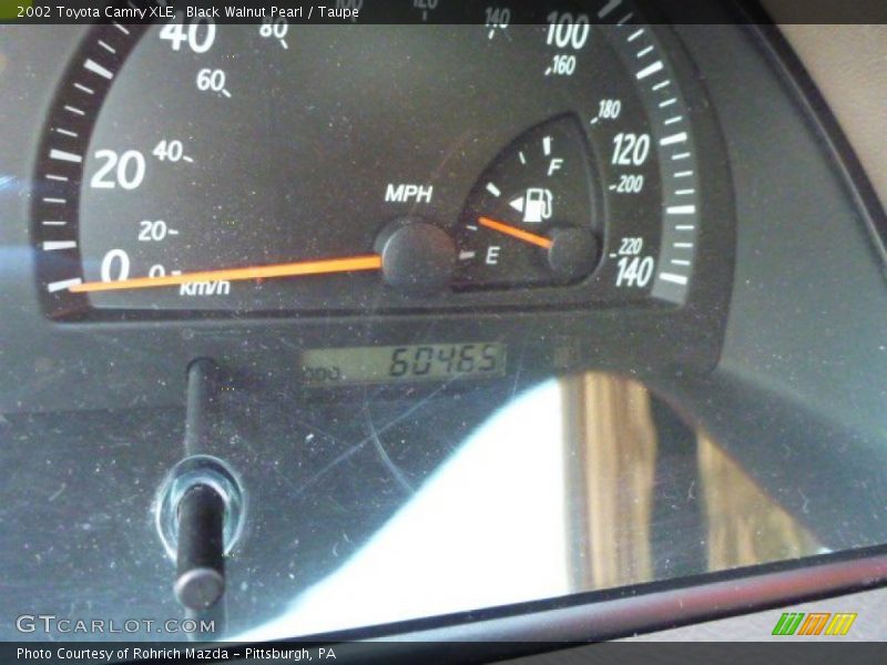Black Walnut Pearl / Taupe 2002 Toyota Camry XLE