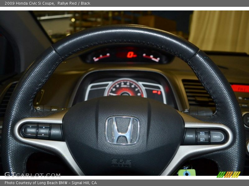 Rallye Red / Black 2009 Honda Civic Si Coupe