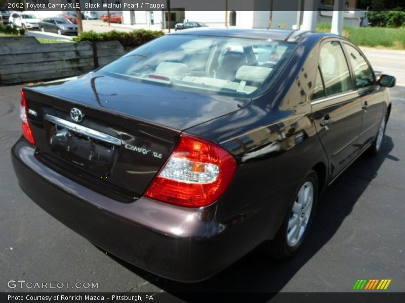 Black Walnut Pearl / Taupe 2002 Toyota Camry XLE