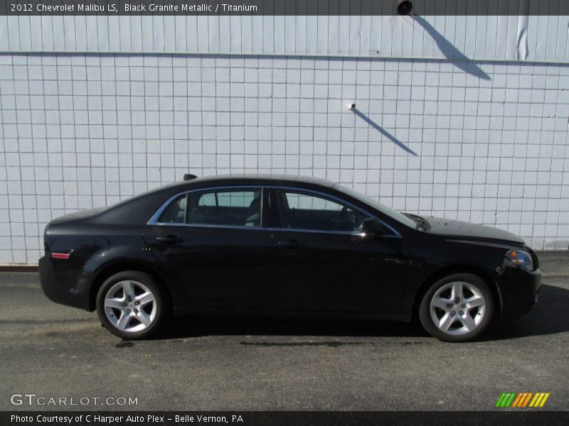 Black Granite Metallic / Titanium 2012 Chevrolet Malibu LS