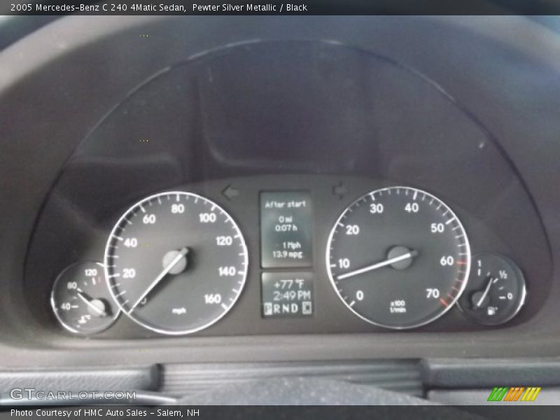 Pewter Silver Metallic / Black 2005 Mercedes-Benz C 240 4Matic Sedan