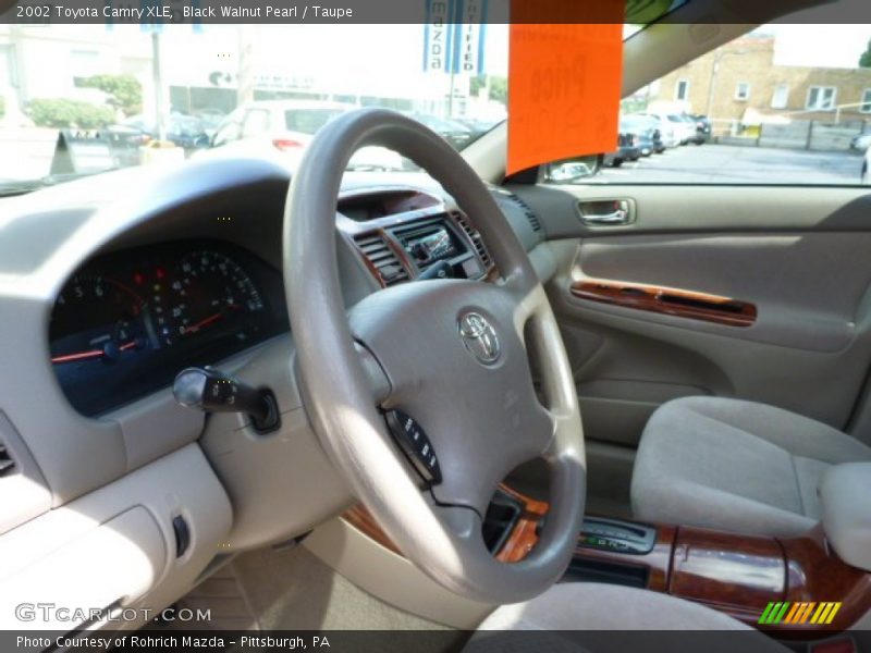 Black Walnut Pearl / Taupe 2002 Toyota Camry XLE